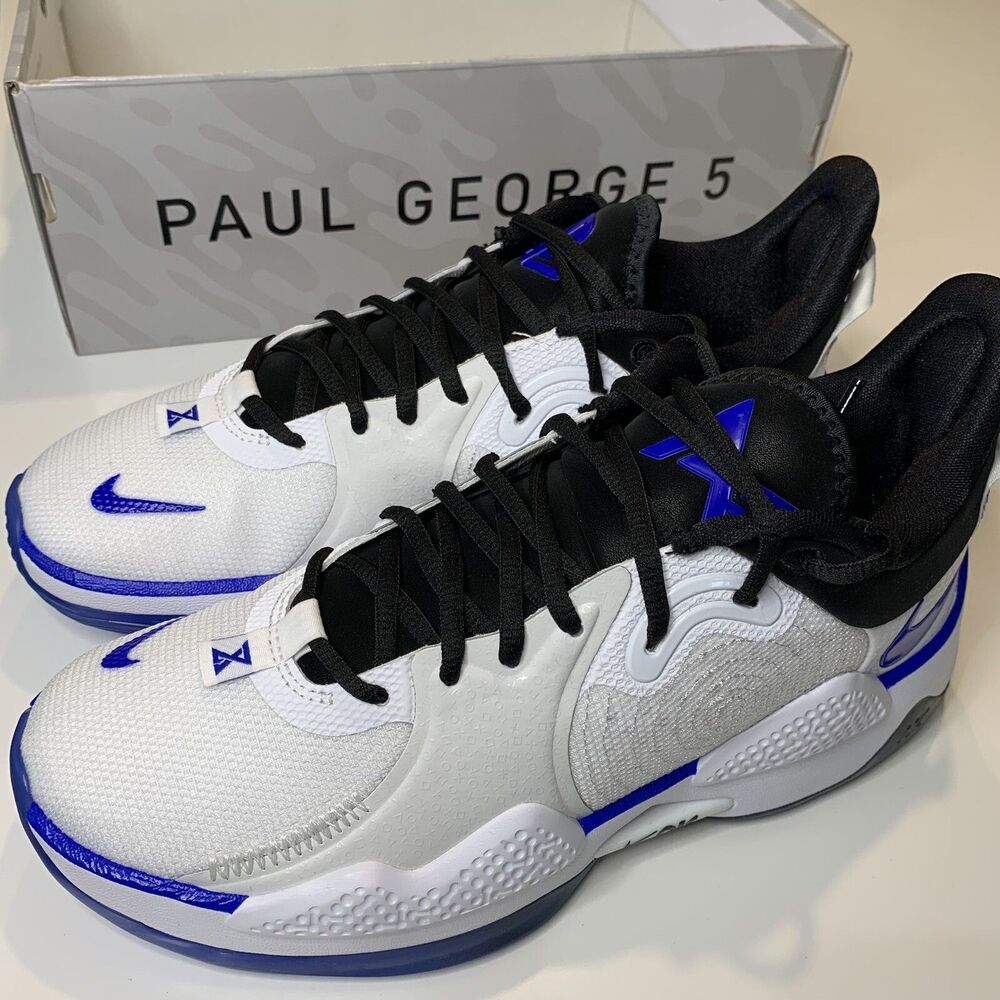 Nike PG 5 PS 'Playstation' White Crimson Tint CW3144-100 Size M 5.5 / Wmn 7